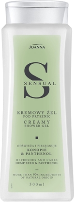 Picture of Joanna JOANNA Sensual Kremowy el pod prysznic - Konopie & Panthenol 500ml