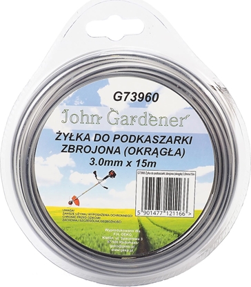 Attēls no John Gardener yka do podkaszarki zbrojona(okrga)3,0mmx15m(10/80)