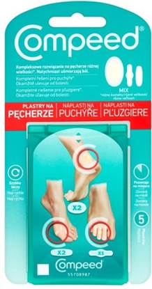 Attēls no Johnson & Johnson Compeed Plastry na pcherze mix 5 szt./1op.