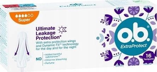 Изображение Johnson@Johnson O.B. ExtraProtect Super, tampony 16 szt.