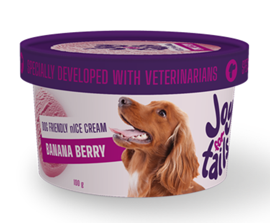 Picture of Joy for tails saldējums suņiem ''Banana Berry'' 100g