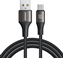 Attēls no Joyroom Kabel przewód Light-Speed Series USB-A - USB-C szybki transfer 100W 1.2m czarny Kabel przewód Light-Speed Series USB-A - USB-C szybki transfer 100W 1.2m czarny