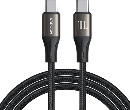 Attēls no Joyroom Kabel przewód USB-C 100W Light-Speed Series 1.2m czarny Kabel przewód USB-C 100W Light-Speed Series 1.2m czarny