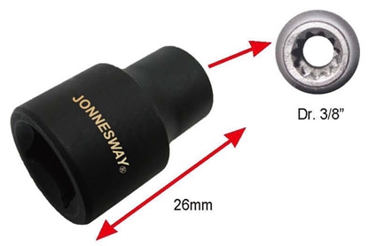 Изображение Jonnesway Nasadka 11-ktna do zacisków hamulcowych samochodów ciarowych (AN040244)