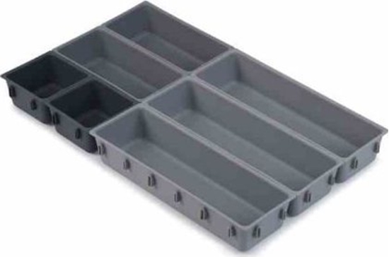 Изображение Joseph Joseph Blox 7-piece Grey Drawer Organiser Set