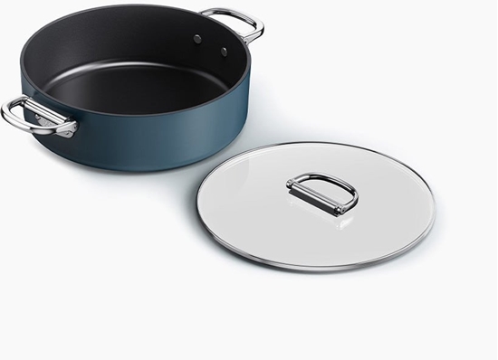 Picture of Joseph Joseph Space Fold.Handle Ceram.N/S 28cm Blue Shallow P&L