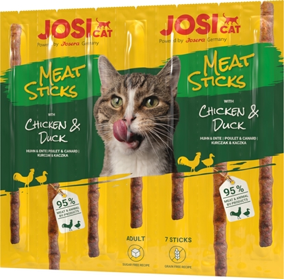 Attēls no JosiCat Meat Sticks z kurczakiem i kaczk