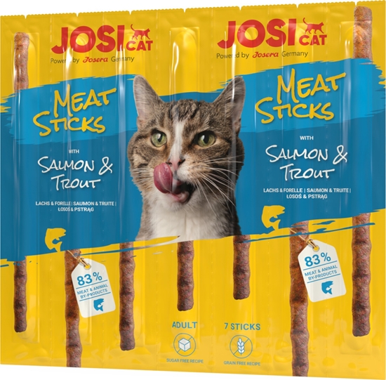 Picture of JosiCat Meat Sticks z ososiem i pstrgiem