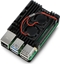 Изображение JustPi Obudowa justPi do Raspberry Pi 5 z dwoma wentylatorami - aluminiowa - czarna}