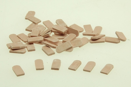 Picture of Juweela Juweela: Dachówki postarzane - Czerwone (1080 szt)