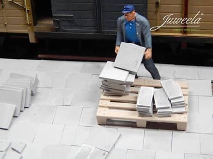 Изображение Juweela Juweela: Pyta chodnikowa - Jasnoszara - Prostoktna (260 szt)