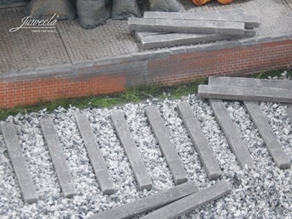 Изображение Juweela Juweela: Podkady kolejowe - Drewno (50 szt)