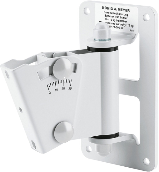 Picture of K&M 24471 wall mount for speaker, white