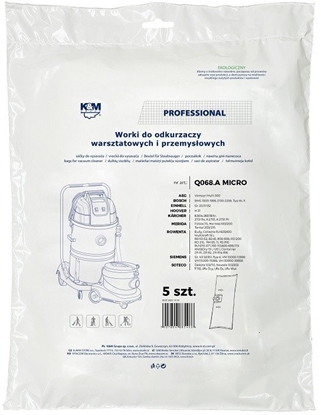 Изображение Worek do odkurzacza Bosch K&M KM-Q068.A ROWENTA Bags for vacuum cleaner 5 pcs.