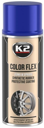 Изображение K2 GUMA W SPRAYU COLOR FLEX - NIEBIESKA 400ML