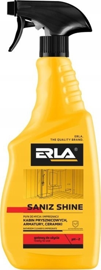 Изображение K2 K2 PYN DO MYCIA I IMPREGNACJI KABIN PRYSZNICOWYCH, ARMATURY, CERAMIKI. ERLA SANIZ  SHINE  750ML 750