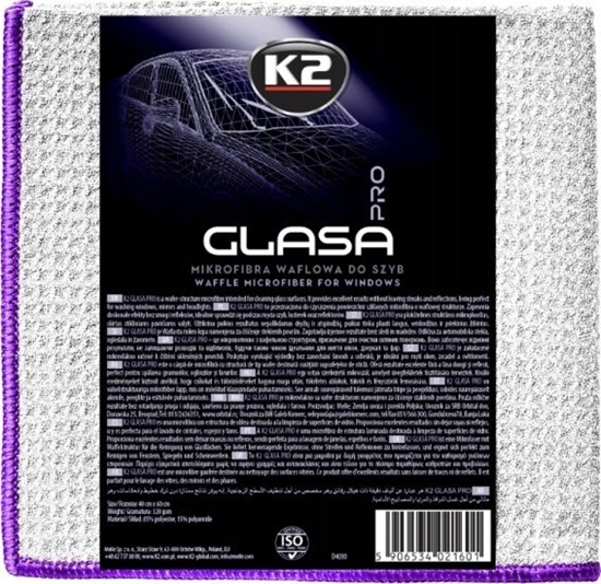 Изображение K2 MIKROFIBRA WAFLOWA DO SZYB GLASA PRO