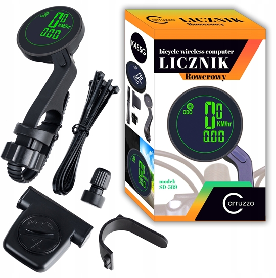 Picture of K455G LICZNIK ROWEROWY BEZPRZEWODOWY      WYSIGNIK