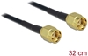 Picture of Delock Antenna Cable RP-SMA Plug > RP-SMA Plug 320 mm