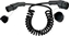 Picture of Roline EV Charging Cable Assembly Type2, 1-Phase, 250VAC (1P+N+E), 32 A, 7.4 kW, spiral, 5 m