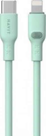 Picture of Kabel USB Havit USB-C - Lightning 1 m Zielony (CB6281 1.0m)