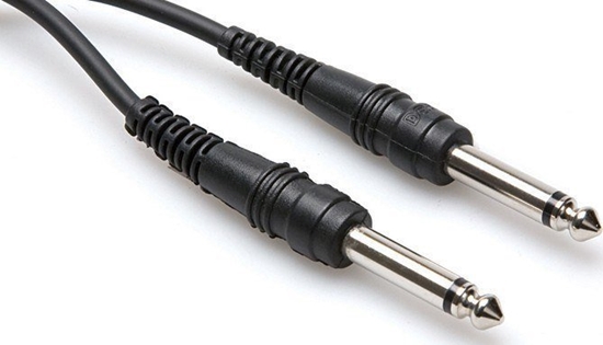 Изображение Kabel Hosa Jack 6.3mm  - Jack 6.3mm 0.91m czarny (CPP-103)