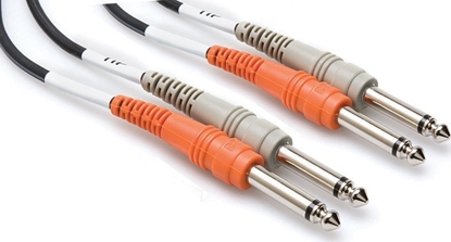 Изображение Kabel Hosa Jack 6.3mm x2 - Jack 6.3mm x2 3m czarny (CSS-203)