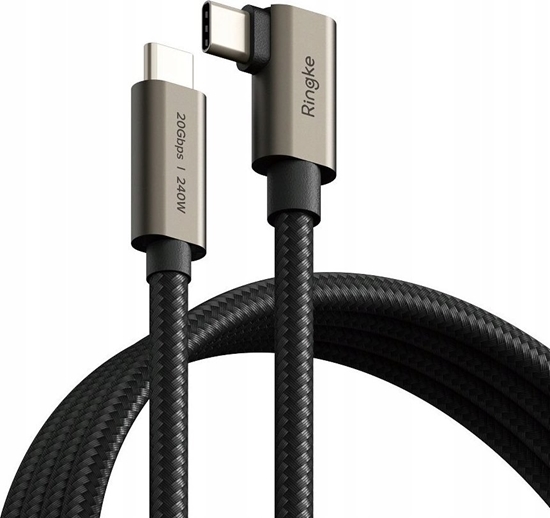 Picture of Kabel USB Ringke USB-C - USB-C 2 m Czarny (RGK11762)