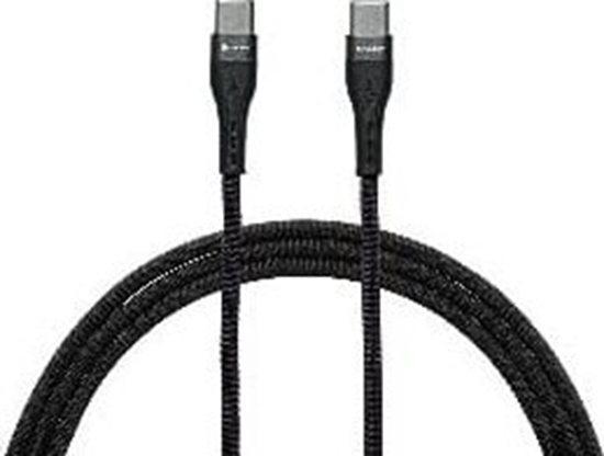 Picture of Kabel USB Tracer USB-C - USB-C 1 m Czarny (TRAKBK47493)