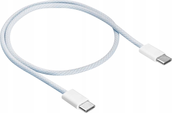 Изображение Kabel USB Akyga USB-C - USB-C 0.5 m Biay (AK-USB-50)