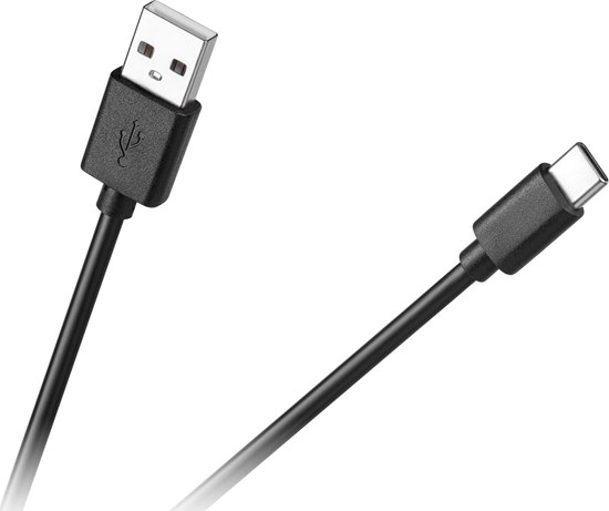 Picture of Kabel USB Cabletech USB-A - USB-C 1 m Czarny (KPO4019-1)