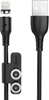 Picture of Foneng Foneng X62 Magnetic 3in1 USB to USB-C / Lightning / Micro USB Cable, 2.4A, 1m (Black)