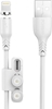 Picture of Foneng Foneng X62 Magnetic 3in1 USB to USB-C / Lightning / Micro USB Cable, 2.4A, 1m (White)