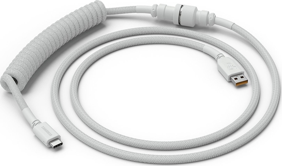Изображение Kabel USB Glorious USB-A - USB-C 1.36 m Biay (GLO-CBL-COIL-WHITE)