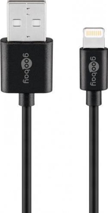 Picture of Kabel USB Goobay USB-A - Lightning 0.5 m Czarny (JAB-3332473)