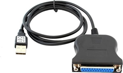 Attēls no Kabel USB Hertz USB-A - IEEE 1284 (LPT) 1 m Czarny (AK72)
