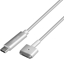 Attēls no Kabel USB LogiLink USB-C - MagSafe 2 1.8 m Srebrny (PA0226)