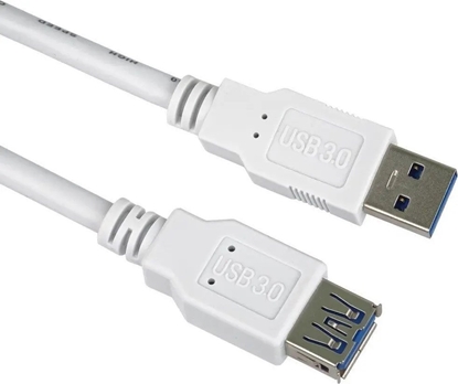Picture of Kabel USB PremiumCord USB-A - USB-A 0.5 m Biay (ku3paa05w)