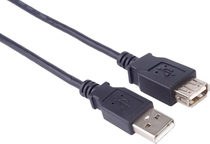 Picture of Kabel USB PremiumCord USB-A - USB-A 0.5 m Czarny (2960103209671)