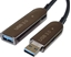Picture of Kabel USB PremiumCord USB-A - USB-A 15 m Czarny (ku3fiber15)