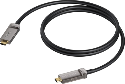 Изображение Kabel USB Procab USB-C - USB-C 30 m Czarny (CLD635A/30)