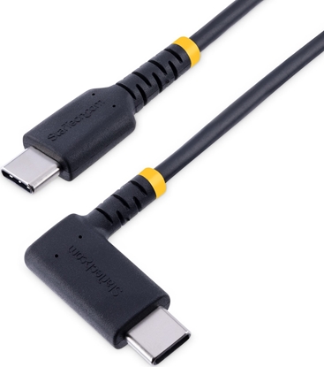 Изображение Kabel USB StarTech USB-C - USB-C 0.15 m Czarny (R2CCR-15C-USB-CABLE)