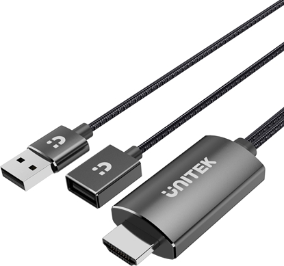 Picture of Kabel USB Unitek USB-A - 1 m Srebrny (M1104A)