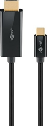 Attēls no Kabel USB-C do HDMI 4K @ 60 Hz, 3 m, czarny - Dugo kabla 3 m
