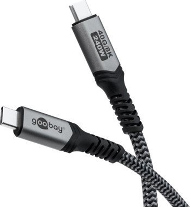 Picture of Kabel USB Goobay USB-C - USB-C 1 m Czarny (RB74211)