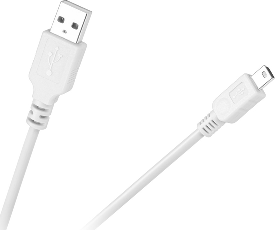 Изображение Kabel USB TreQ USB-A - miniUSB Biay (KPO2905W-1)