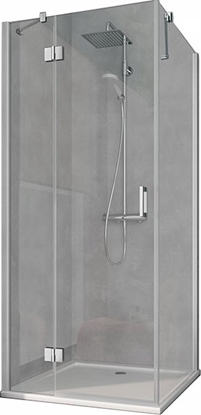 Picture of Kabina drzwi otwierane Osia STL 0900x 2000 BV: 875-900 srebro wys. poysk, szko ESG przesunite Clean