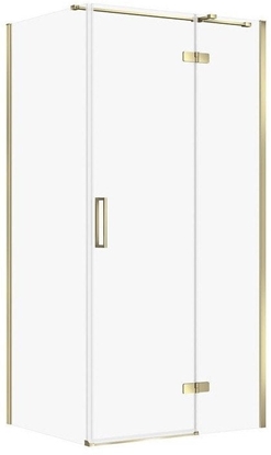 Attēls no KABINA PRYSZNICOWA CITY Z ZAWIASAMI ZOTA 100X80X195 PRAWA TRANSP