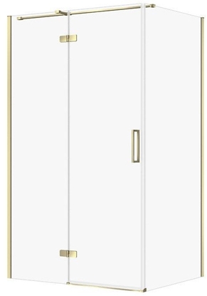 Attēls no KABINA PRYSZNICOWA CITY Z ZAWIASAMI ZOTA 120X90X195 LEWA TRANSP