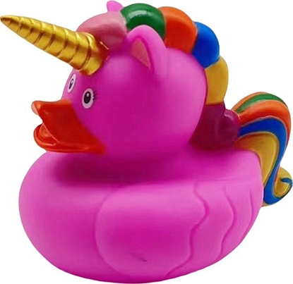 Attēls no Kaczuszka Jednoroec Zabawka Do Kpieli Tczowa Grzywa Ogon Róowa